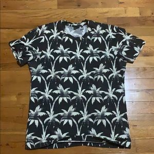 Slightly worn Paul Smith Palm tree tee shirt